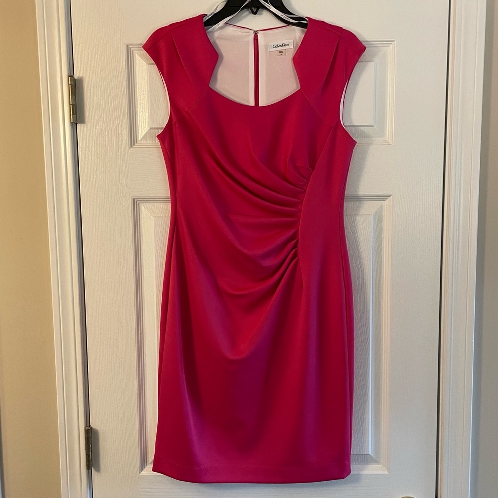 NWOT Calvin Klein Cap Sleeve Sheath Dress